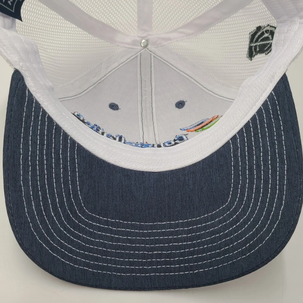 Furyk & Friends Hat Snapback Mesh Ahead Blue White Timuquana Country Club Golf